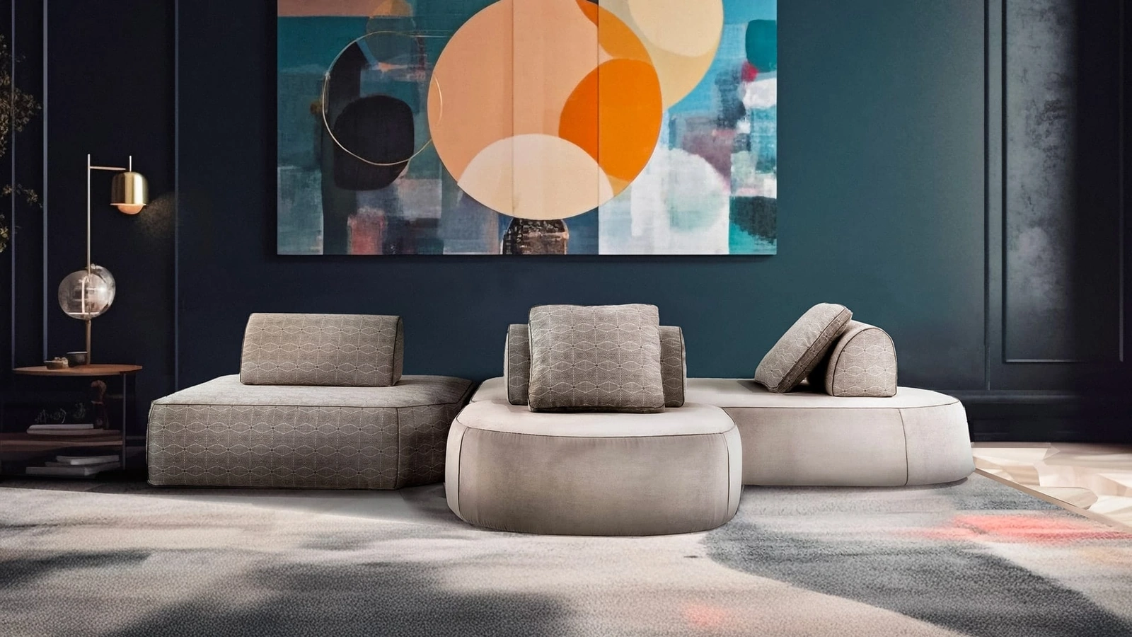 Divano componibile Insula di Cava Divani