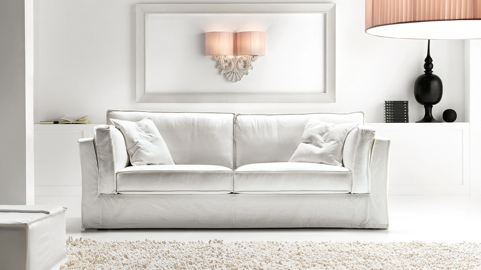 Divano lineare Charme di Cava Divani