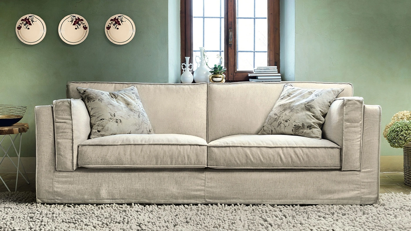 Divano lineare Charme di Cava Divani