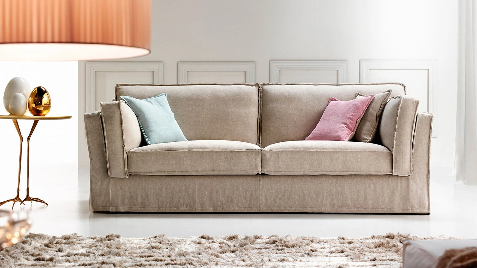 Divano lineare Charme di Cava Divani