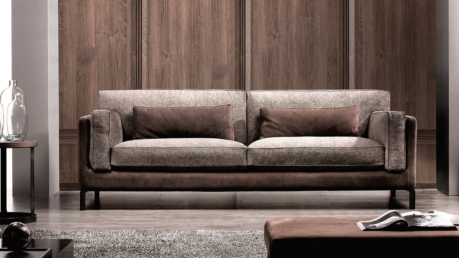 Divano lineare Daytona di Cava Divani