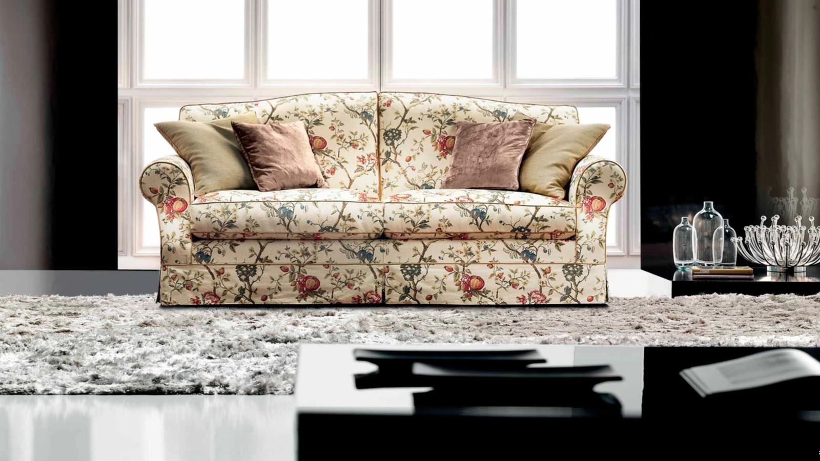 Divano in tessuto Paris di Cava Divani