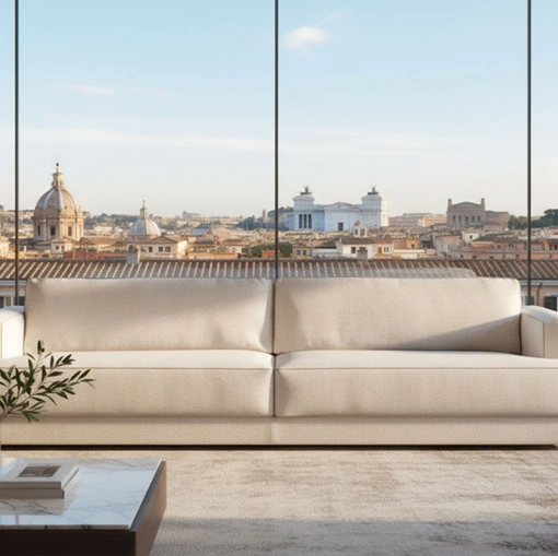 Divano lineare Scott di Cava Divani