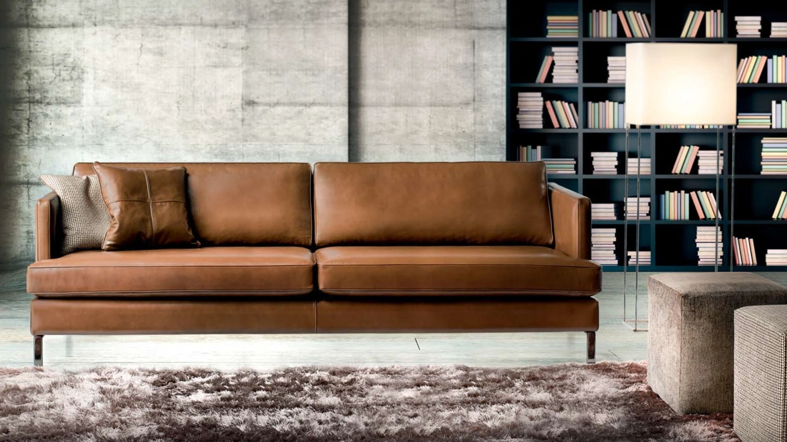 Divano lineare Soul di Cava Divani