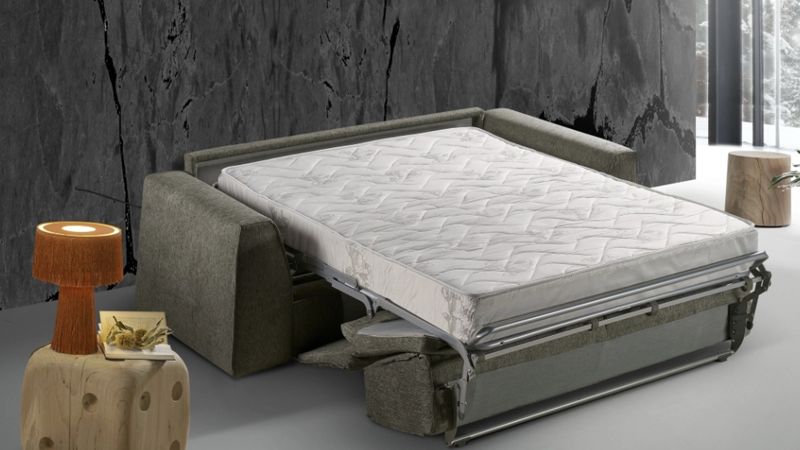 Divano Letto in tessuto Wilder di Excò