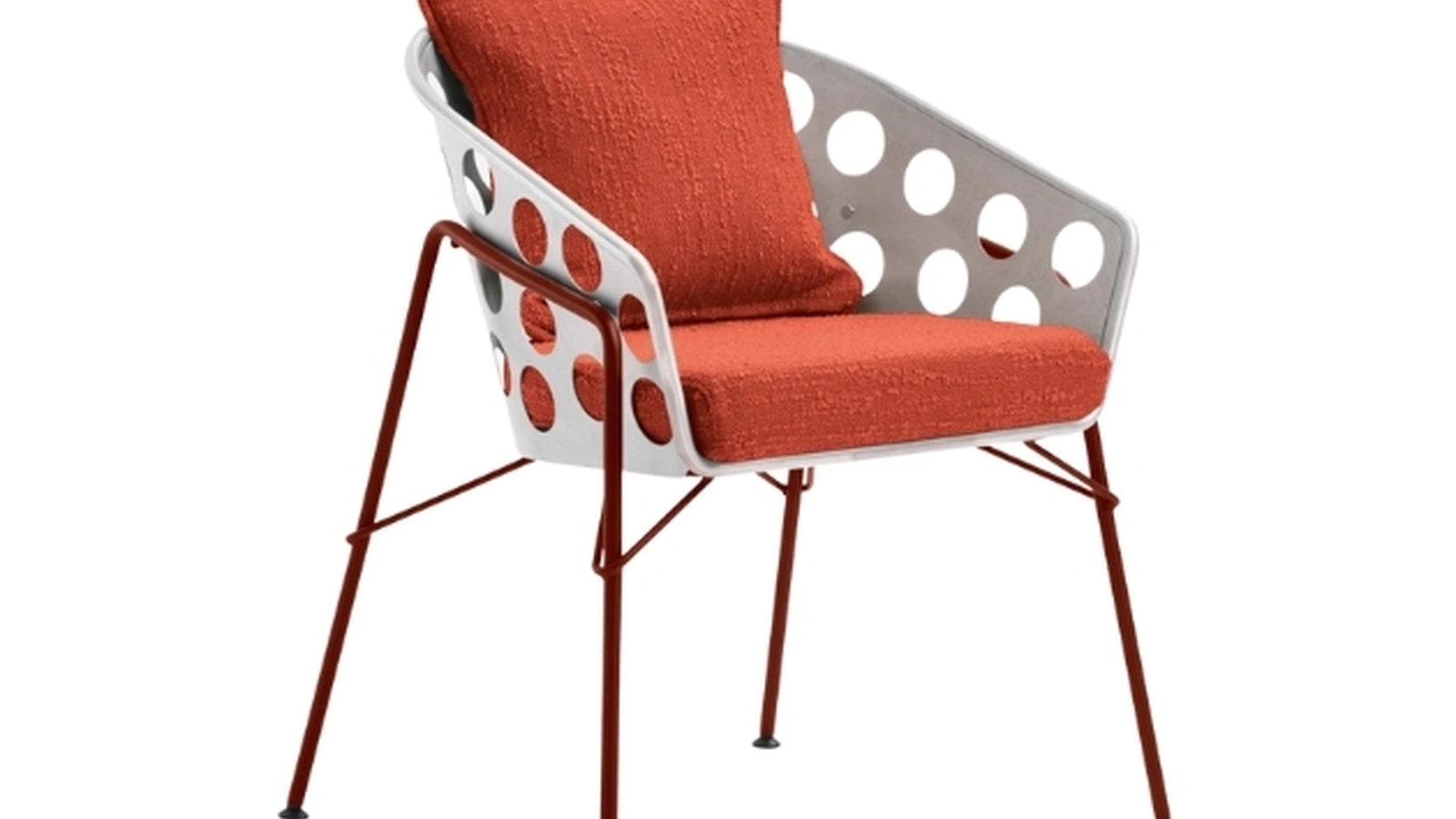 Sedia Bolle P M TS in metallo di Midj