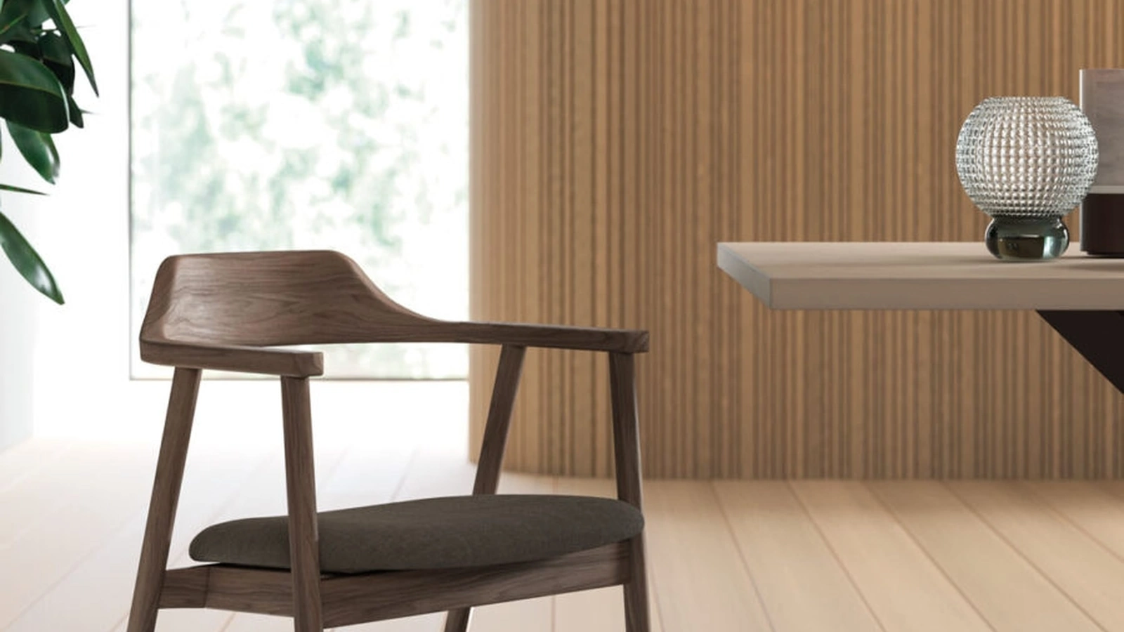 Sedia in legno tinto Noce Diana di Orme