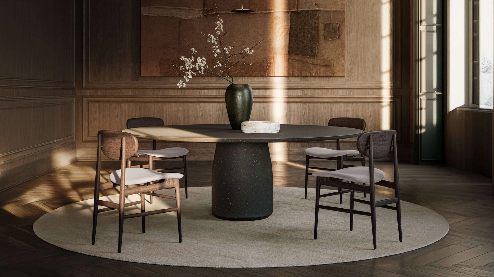 Sedia in legno di frassino Fred di Lema