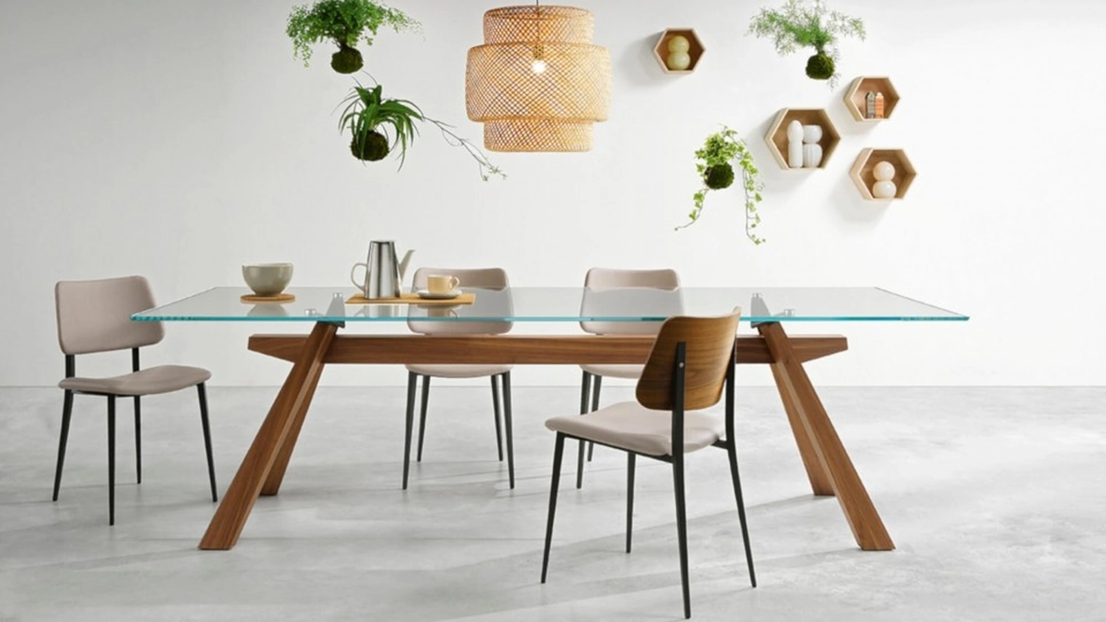 Sedia Joe S M TS/L in legno con rivestimento in pelle di Midj