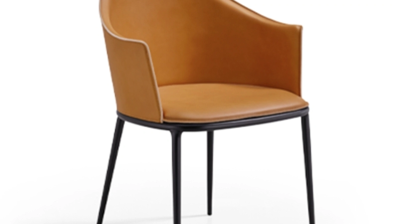 Sedia Lea PM CU in cuoio di Midj