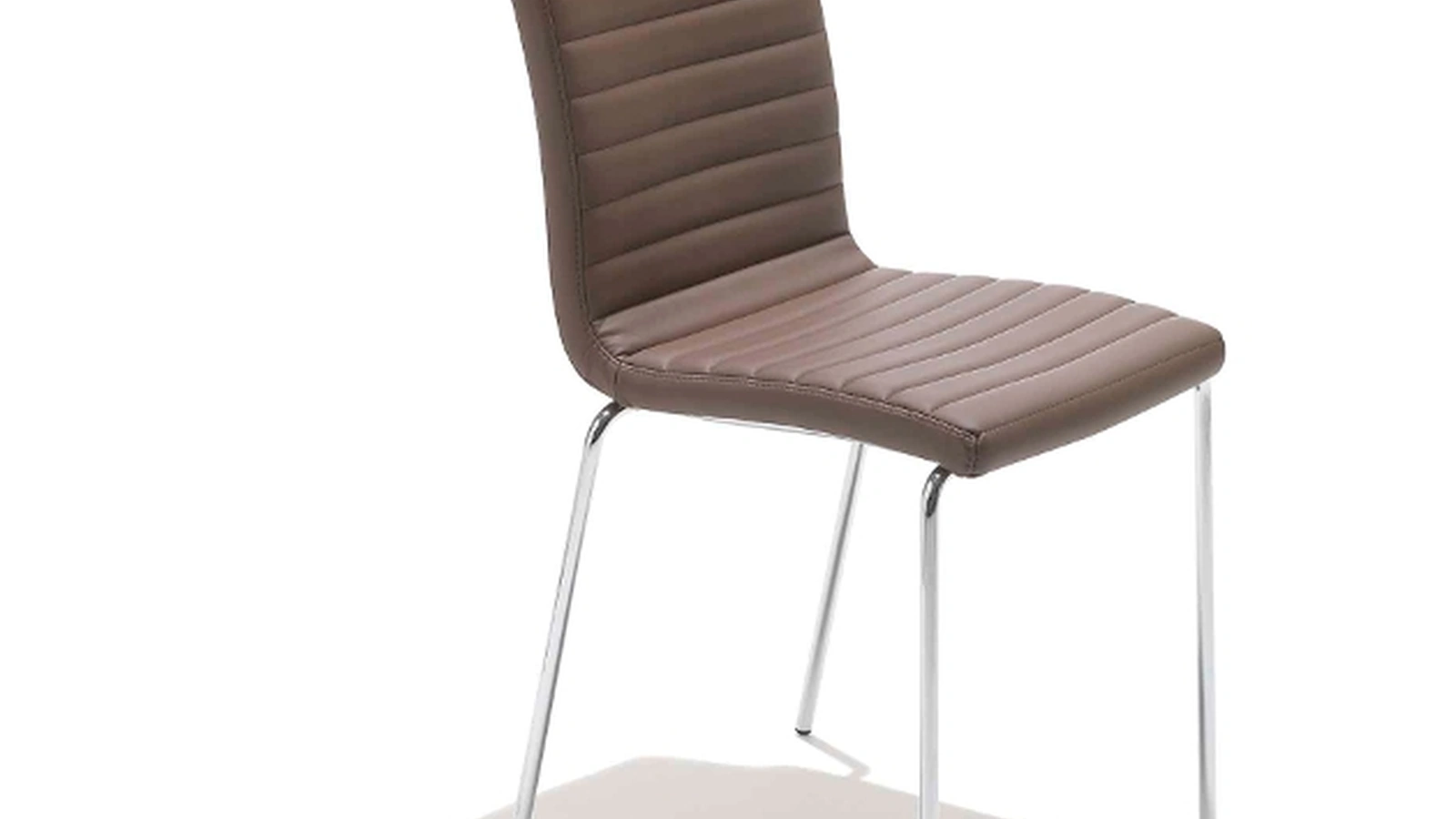 Sedia impilabile in pelle Star S M TS di Midj