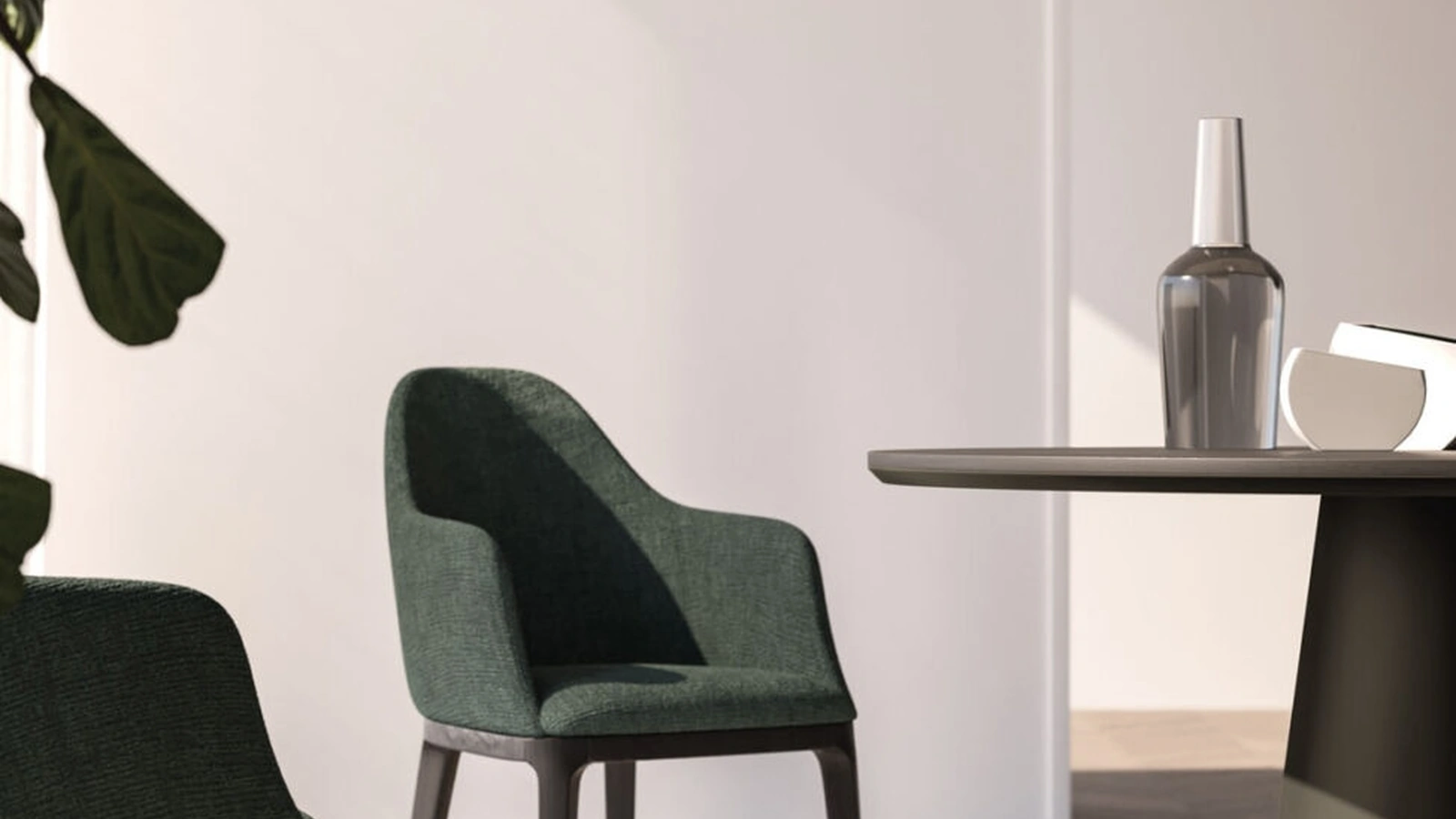 Sedia in tessuto e legno Movida di Orme