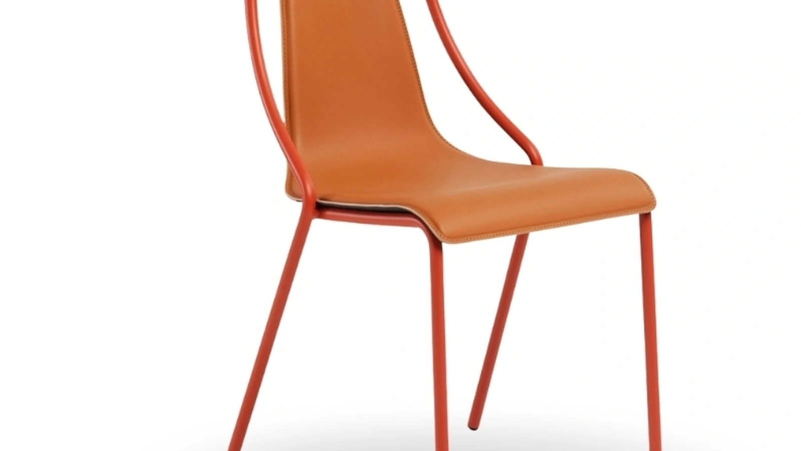 Sedia Ola in cuoio di Midj