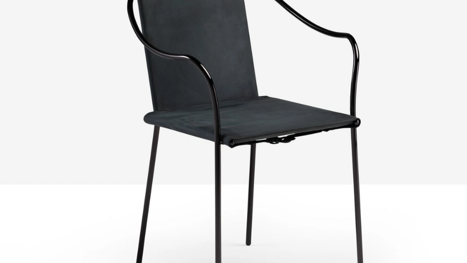 Sedia Rem in cuoio di Midj