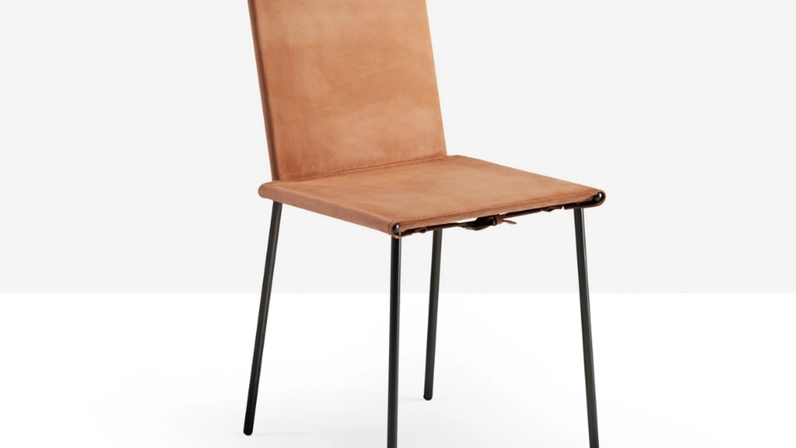 Sedia Rem in cuoio di Midj