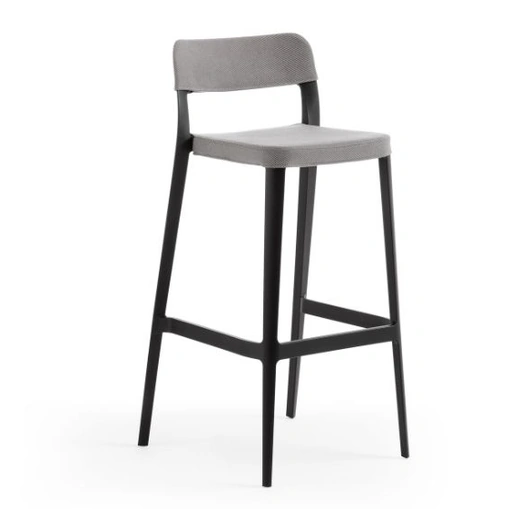 Sgabello Nenè in polipropilene e tessuto di Midj