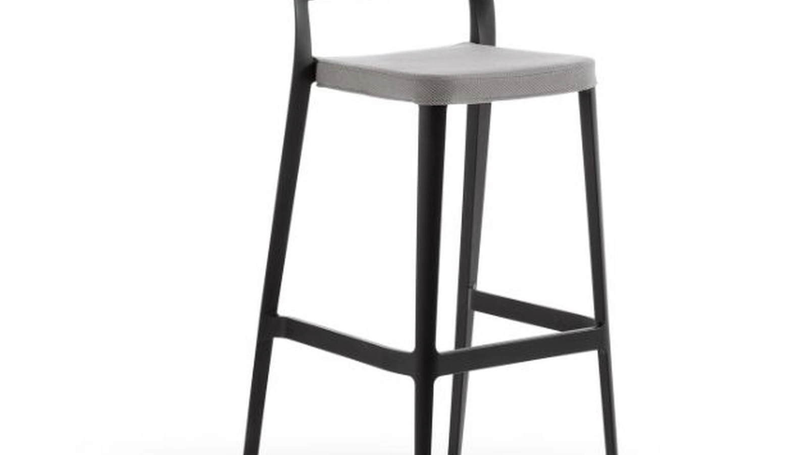 Sgabello Nenè in polipropilene e tessuto di Midj