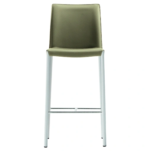 Sgabello in cuoio Nuvola di Midj