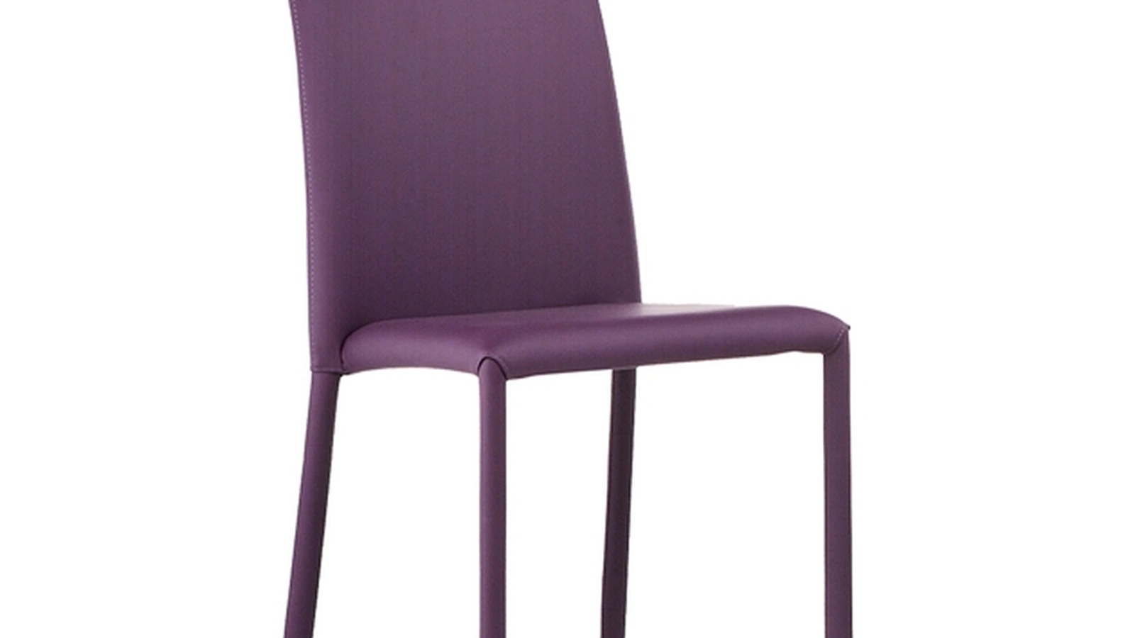 Sedia completamente rivestita in pelle Silvy di Midj