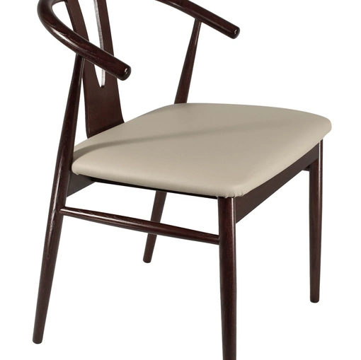 Sedia Tale in legno di Frassino con seduta imbottita di Pizzolato