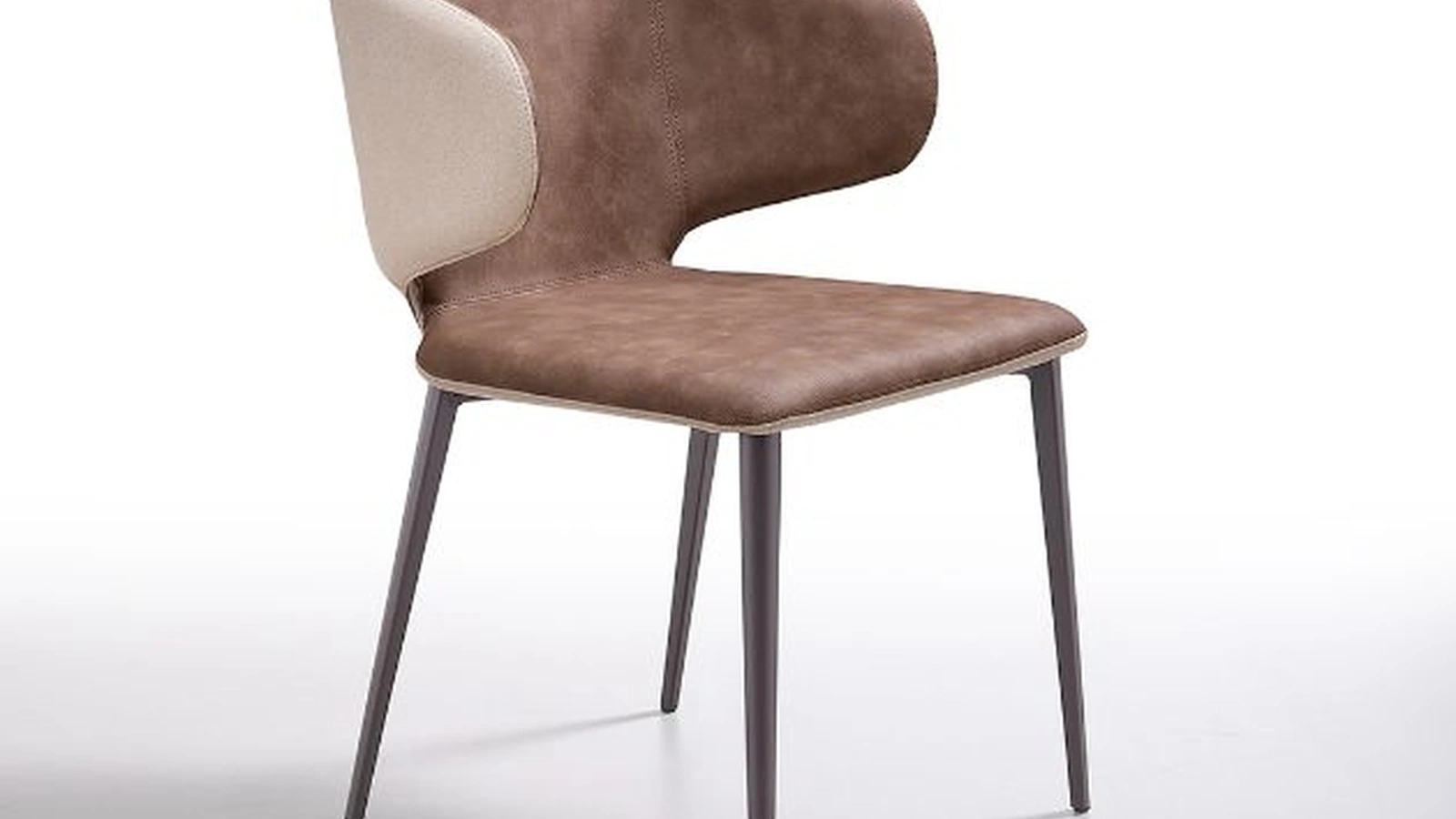 Sedia Wrap in pelle di Midj