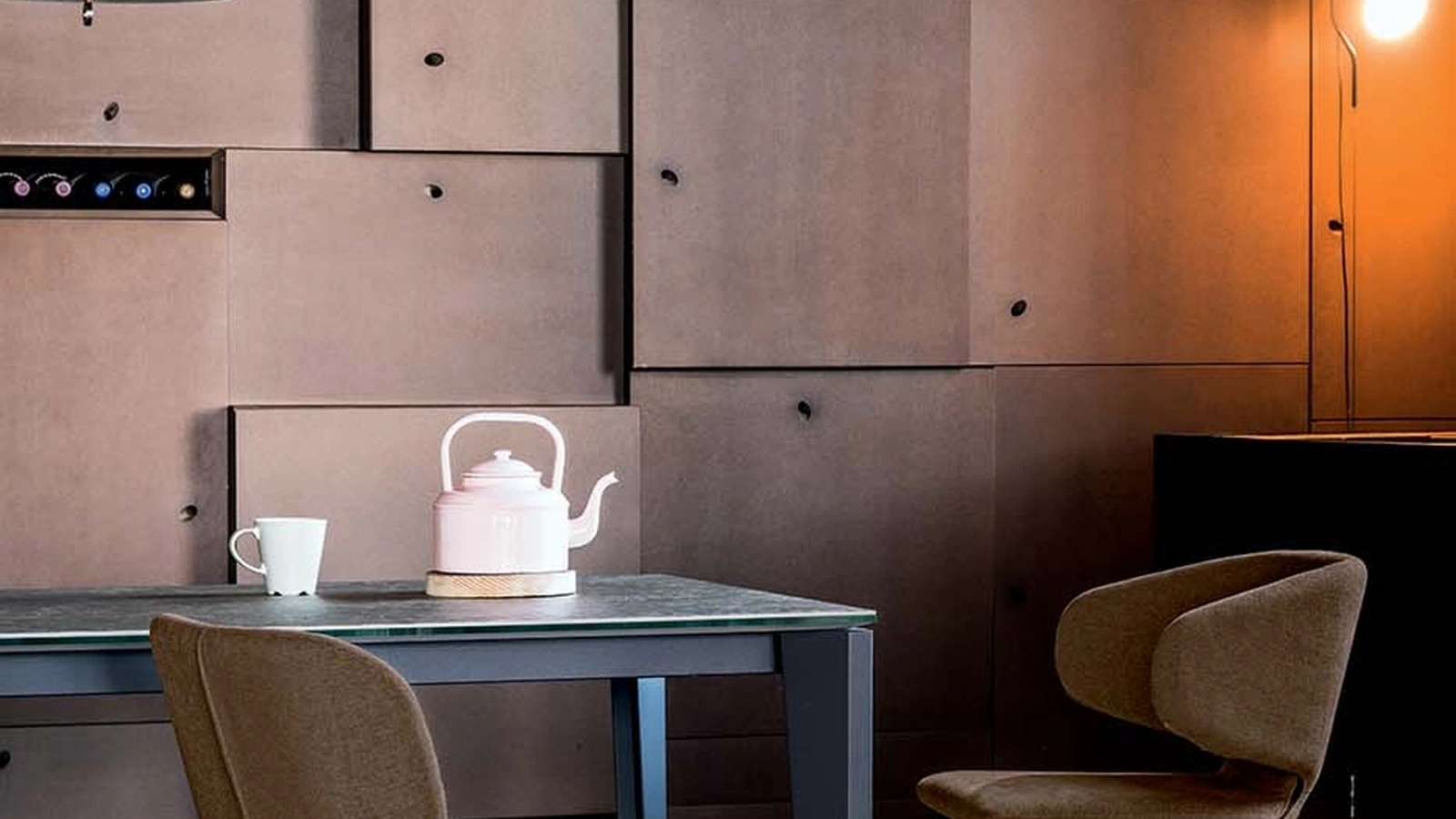 Sedia Wrap in pelle di Midj