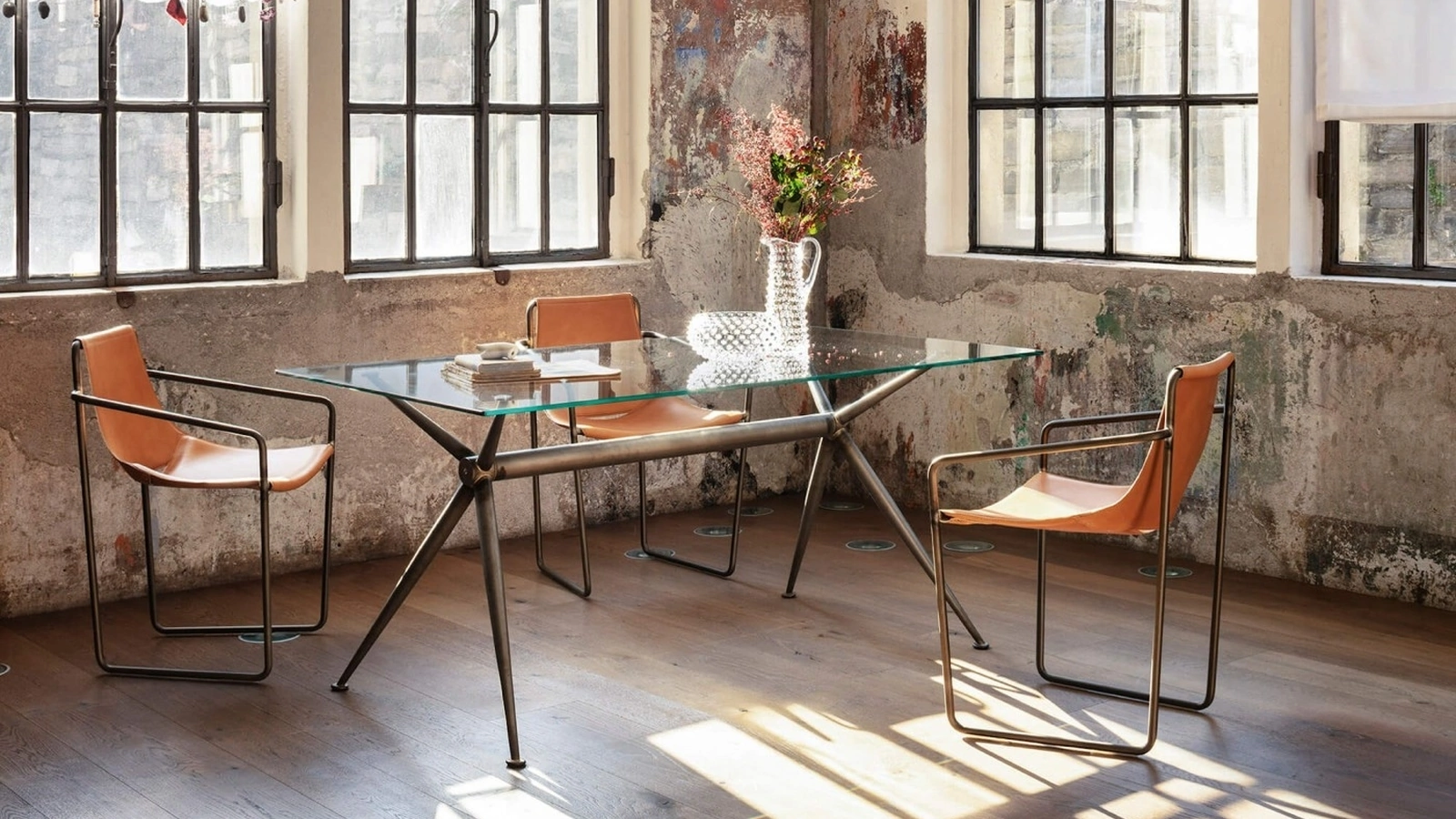 Tavolo in vetro Brioso di Midj