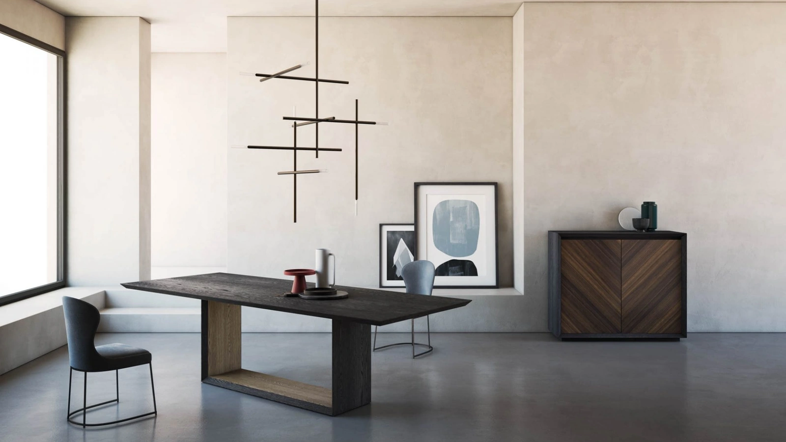 Tavolo in legno Eclipse di Pizzolato