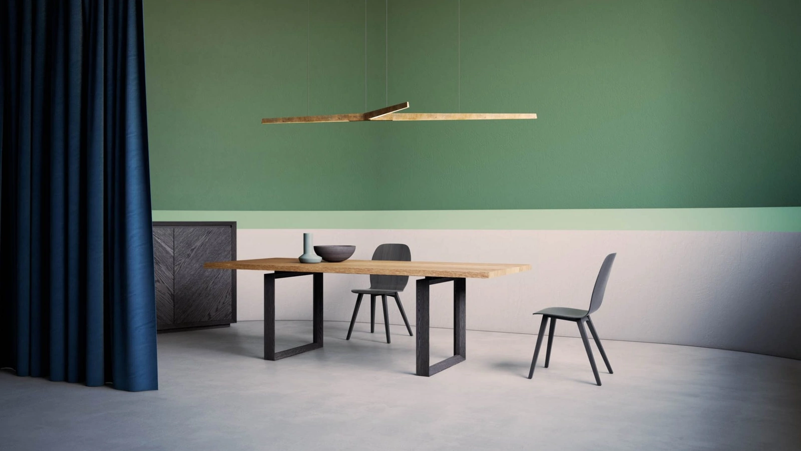 Tavolo allungabile Frame in legno di Pizzolato