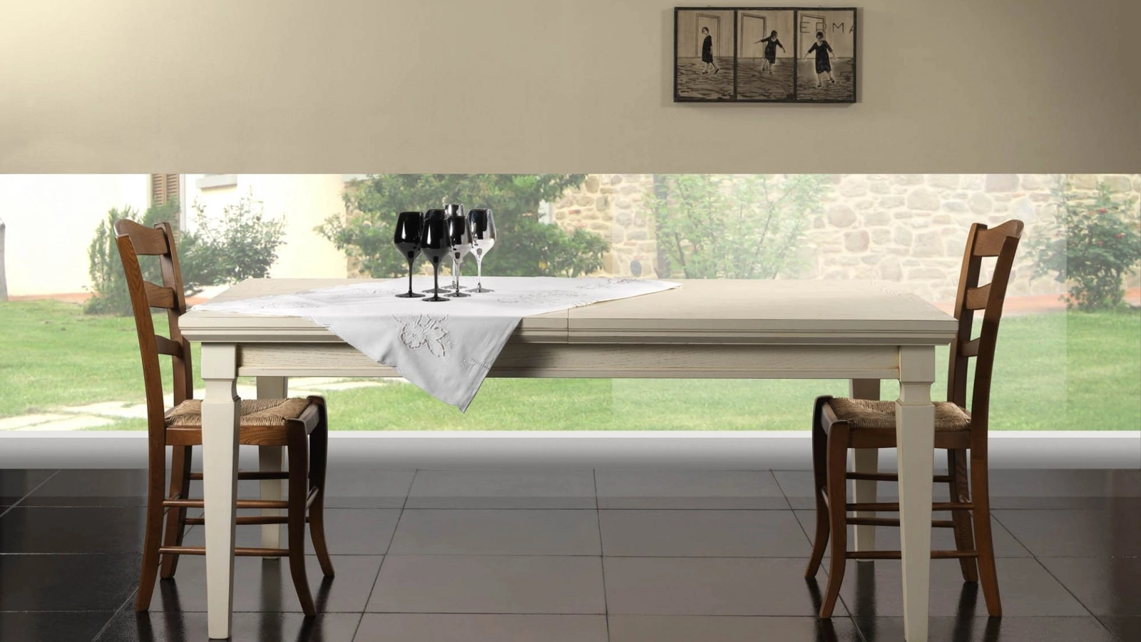 Tavolo allungabile in legno Giotto di Pizzolato