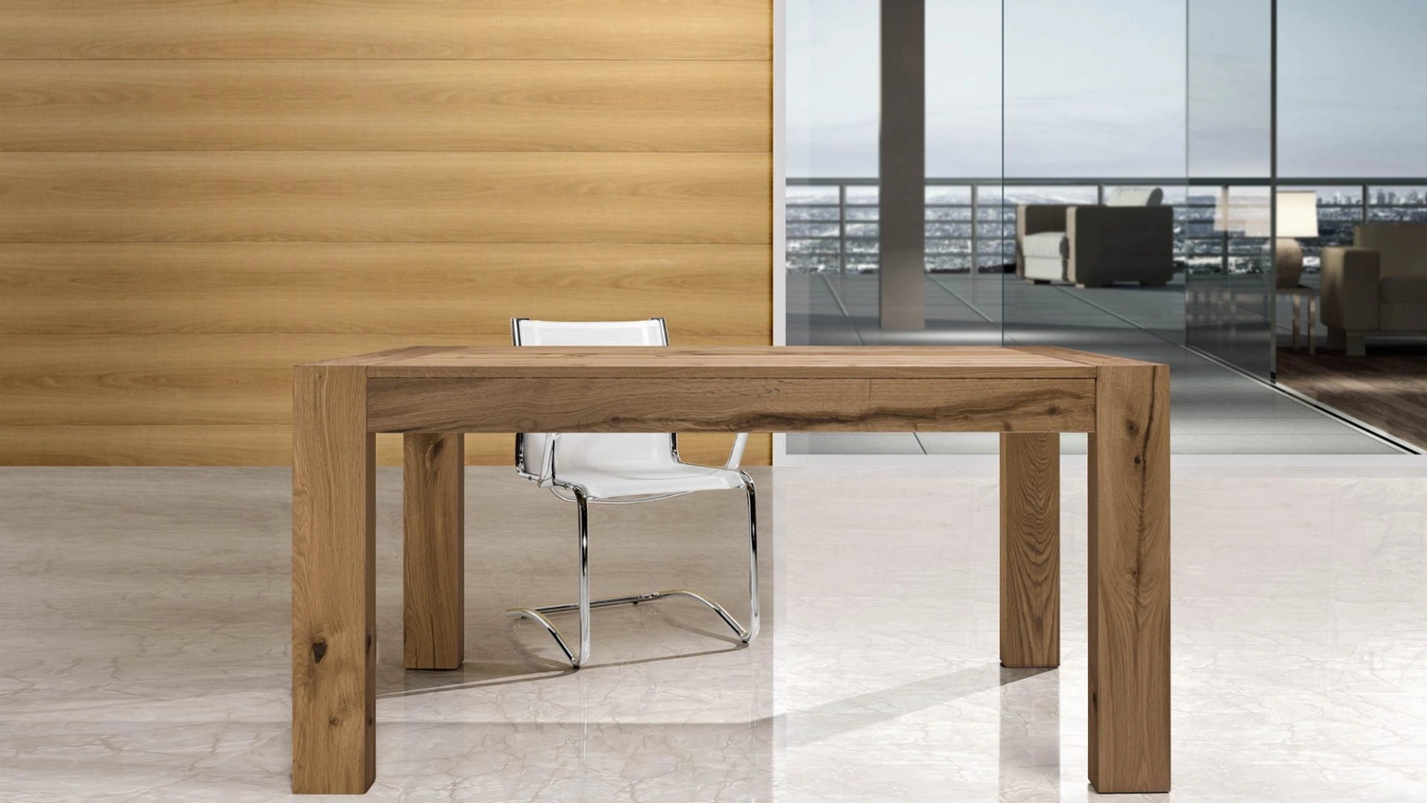 Tavolo allungabile in legno Londra di Pizzolato