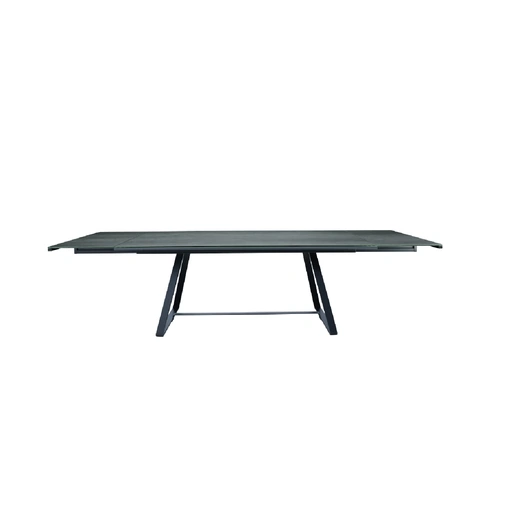 Tavolo allungabile con top in cristalceramica e gambe in metallo Alfred di Midj