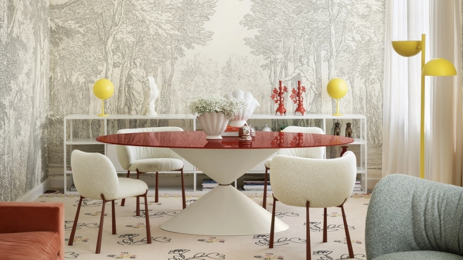 Tavolo di design Clessidra Ellittico di Midj