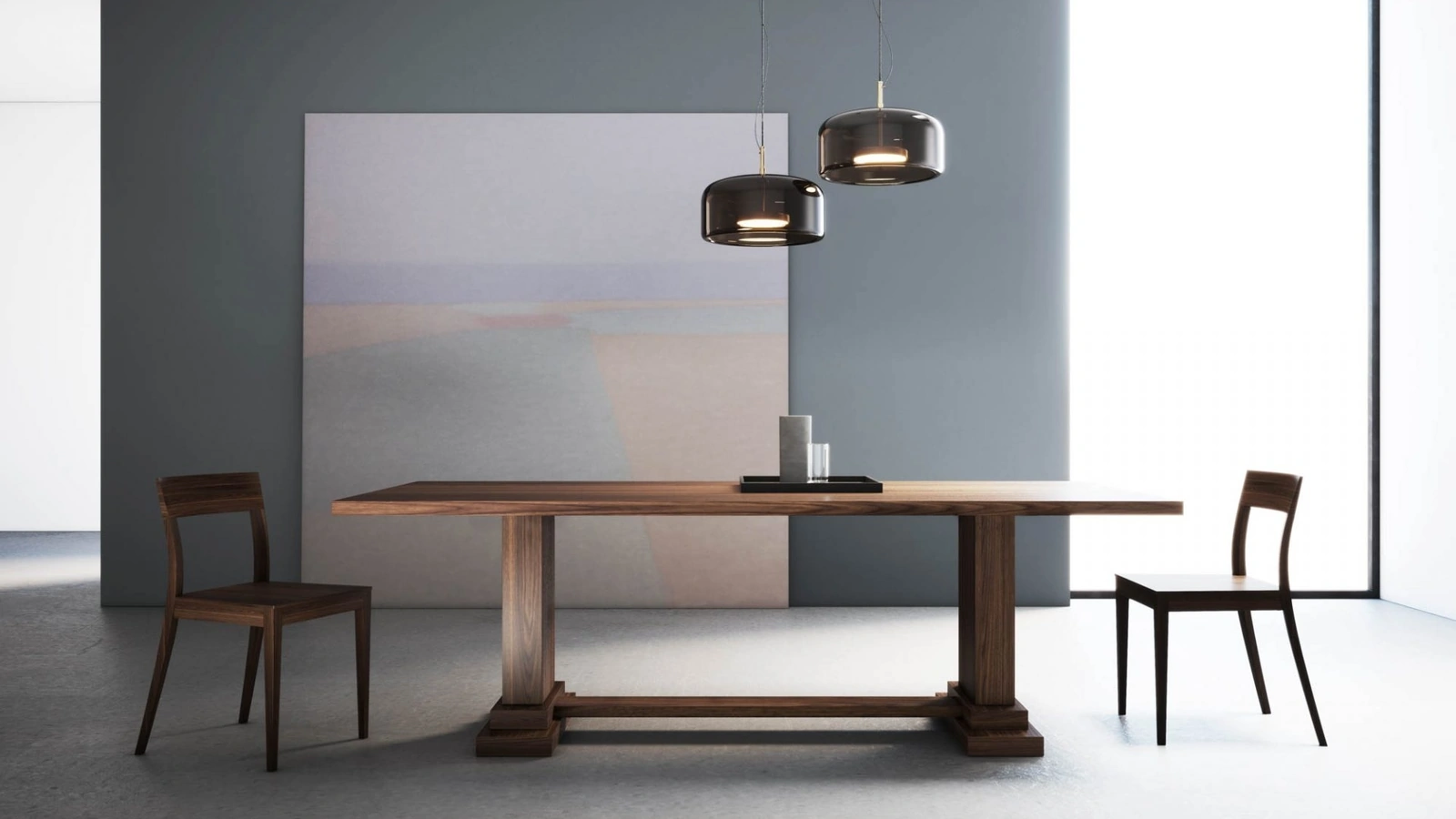 Tavolo fratino fisso Canova in legno di Pizzolato