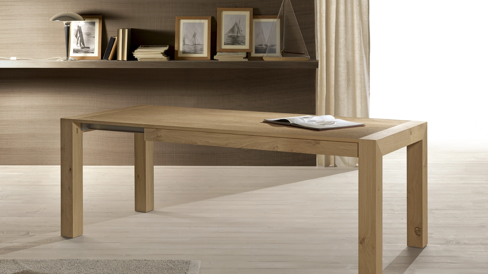 Tavolo allungabile in legno laccato Melbourne di Pizzolato