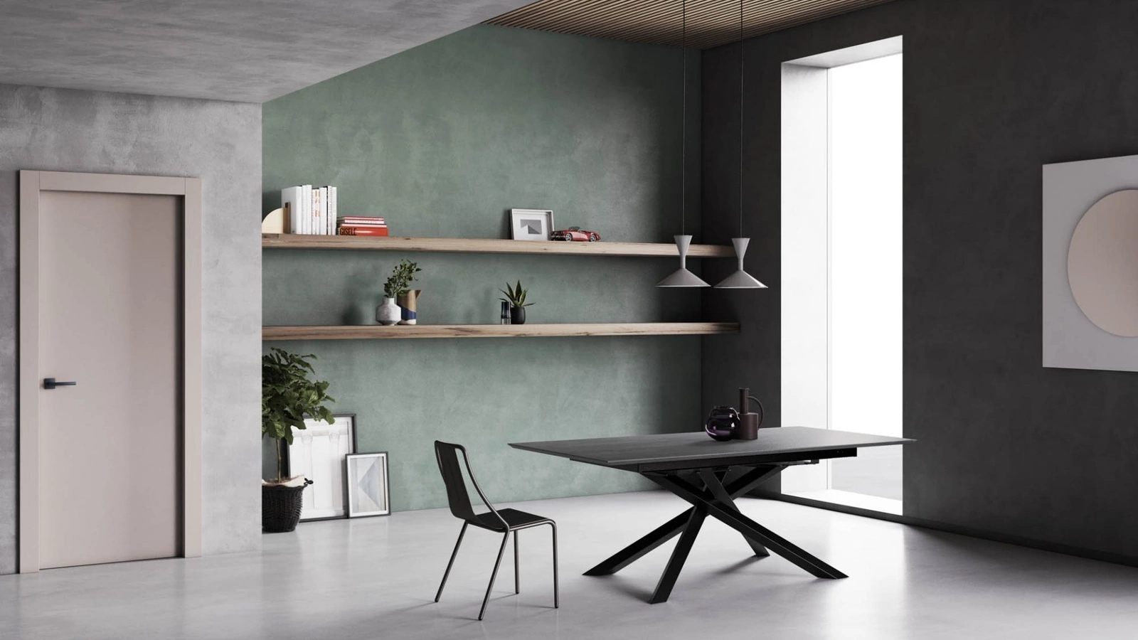 Tavolo allungabile in legno Straw di Pizzolato