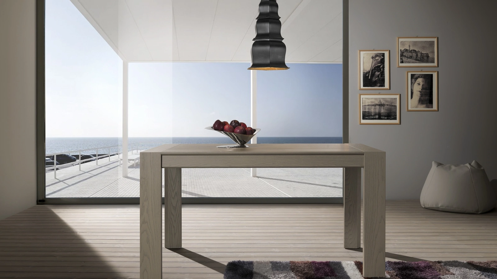 Tavolo allungabile Shanghai in legno di Pizzolato