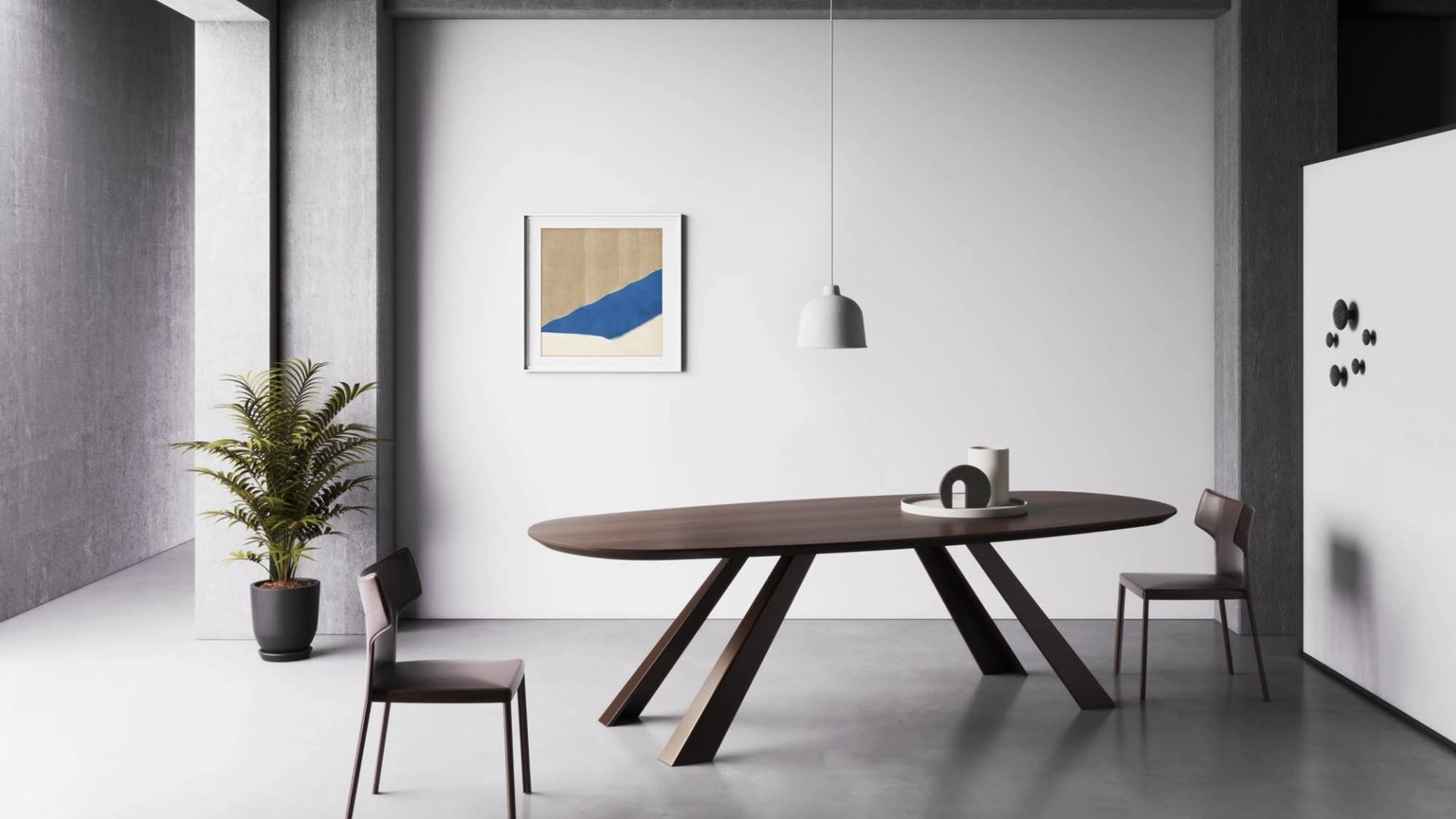 Tavolo in legno Spider T di Pizzolato