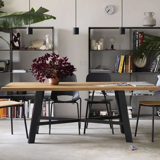 Tavolo Thor Fisso Impiallacciato di Pointhouse