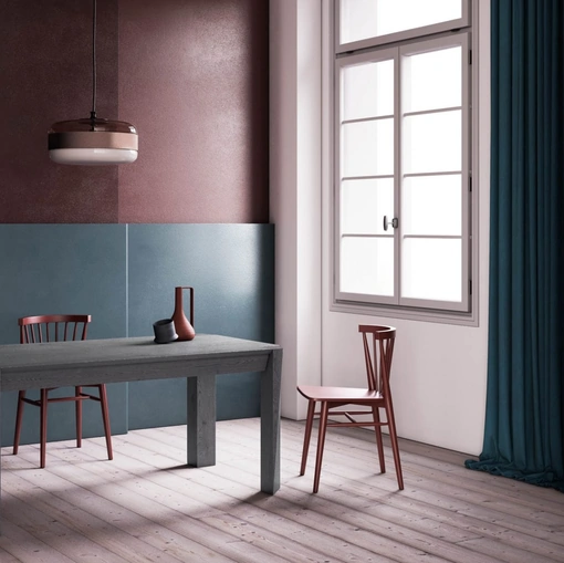 Tavolo allungabile Twist in legno di Pizzolato