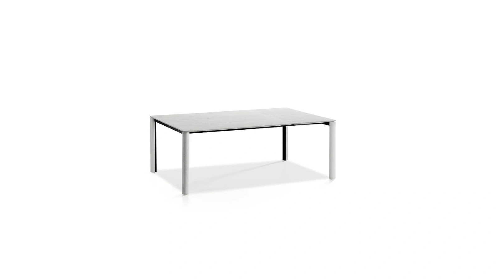 Tavolo allungabile Woody in legno impiallacciato di Midj