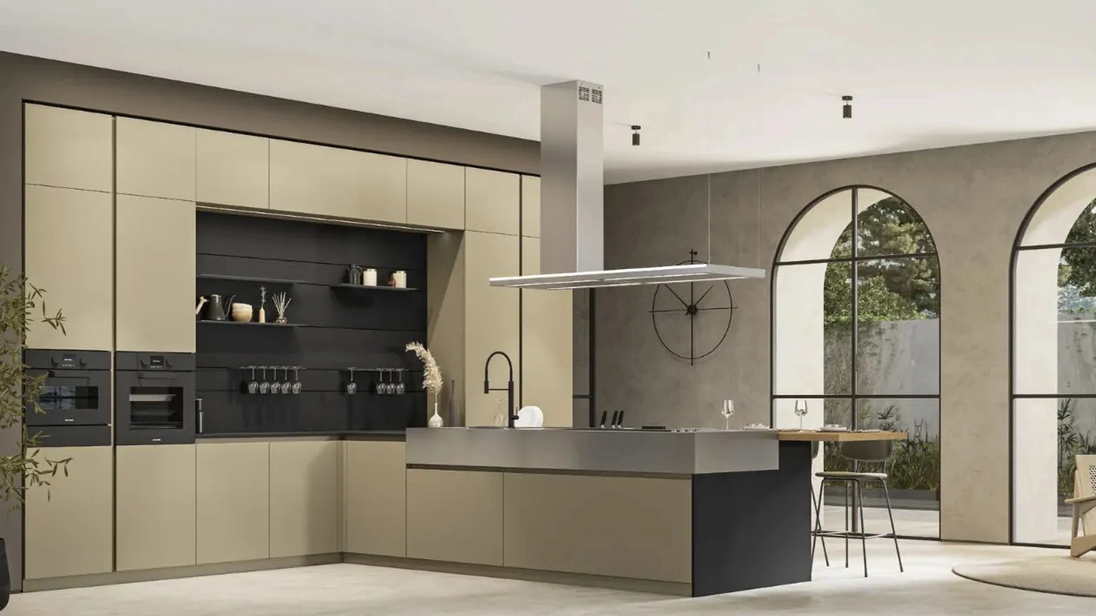 Cucina Moderna con penisola Loft 2|2 08 di Arrex
