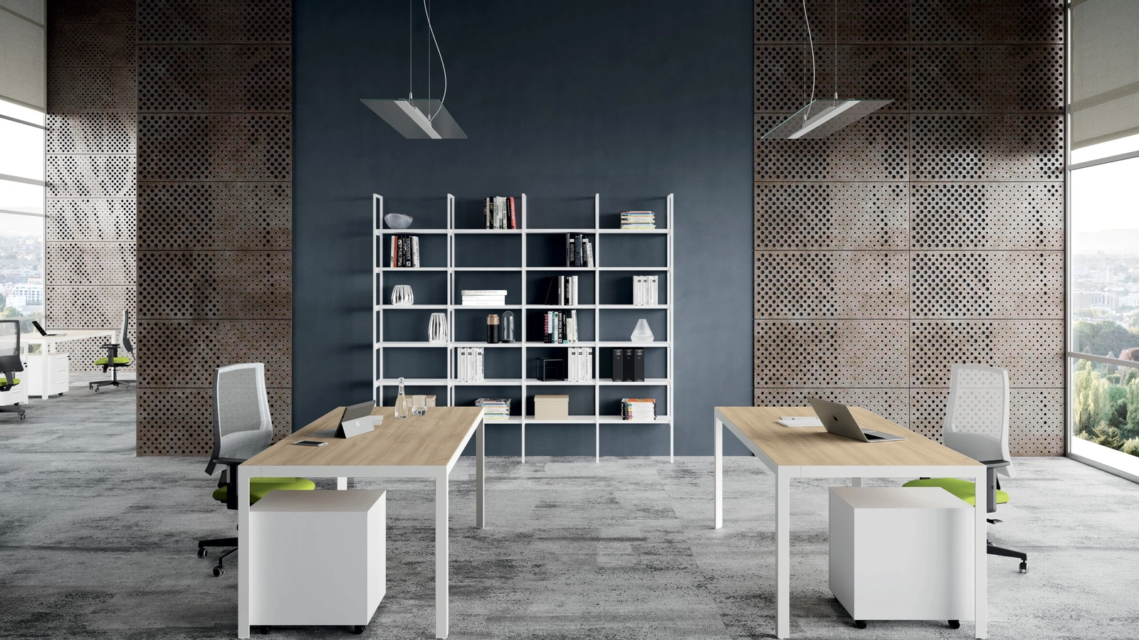 Libreria modulare Up&Up di Colombini Office