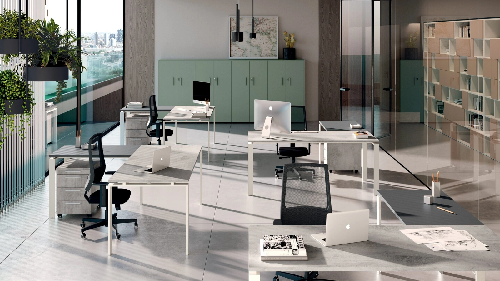 Scrivania Operativa Loft City On 06 di Colombini Office