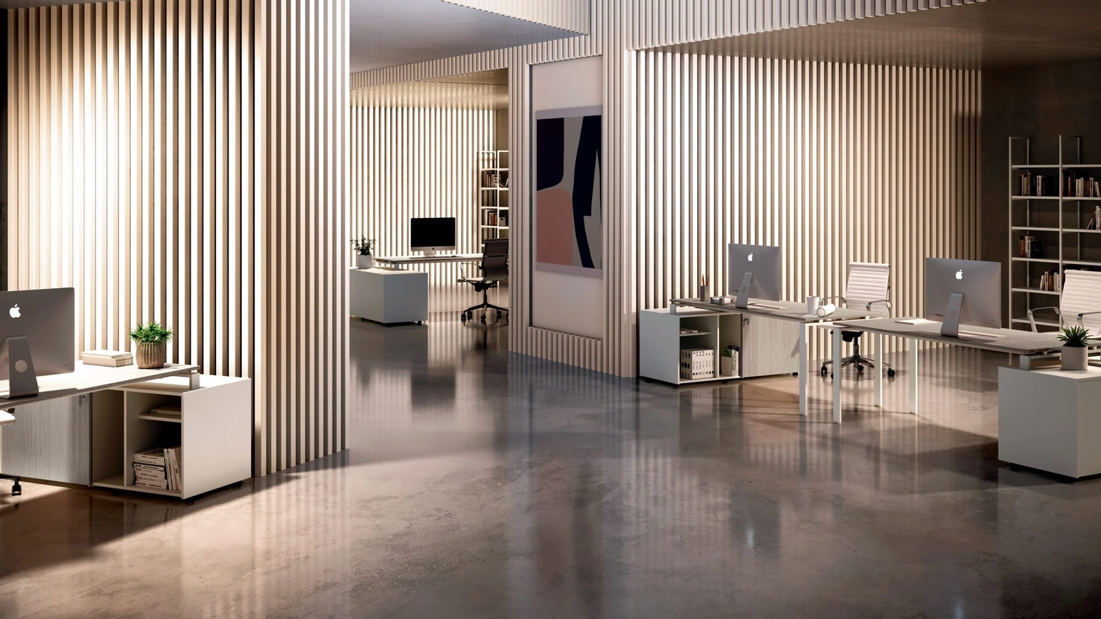 Scrivania Operativa Loft Lightness 07 di Colombini Office