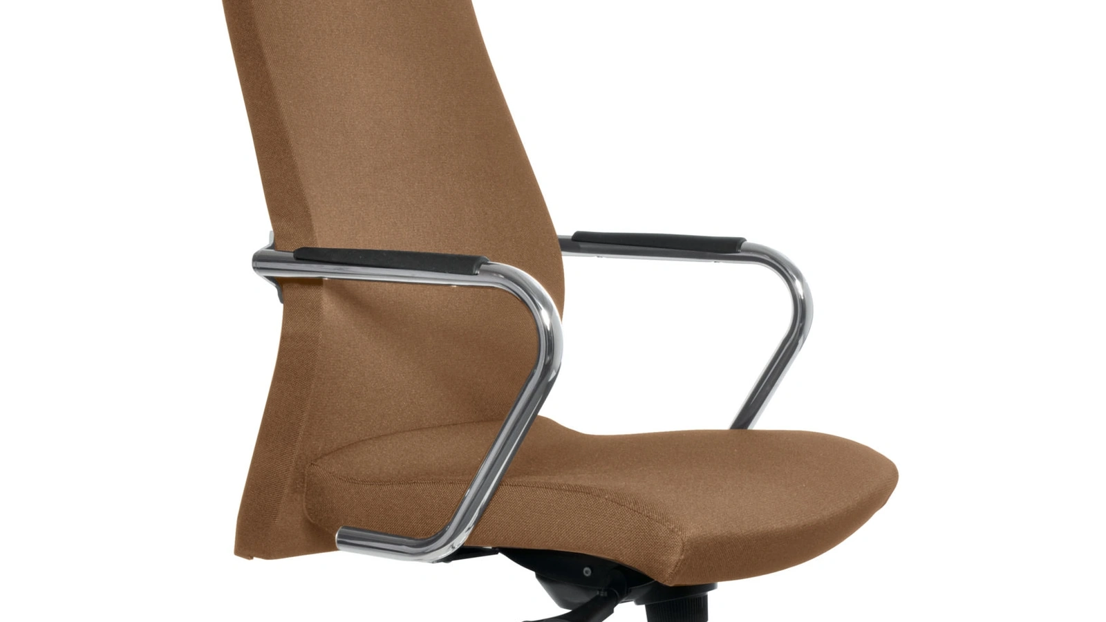 Poltrona Direzionale 26 in tessuto imbottito con braccioli di Colombini Office