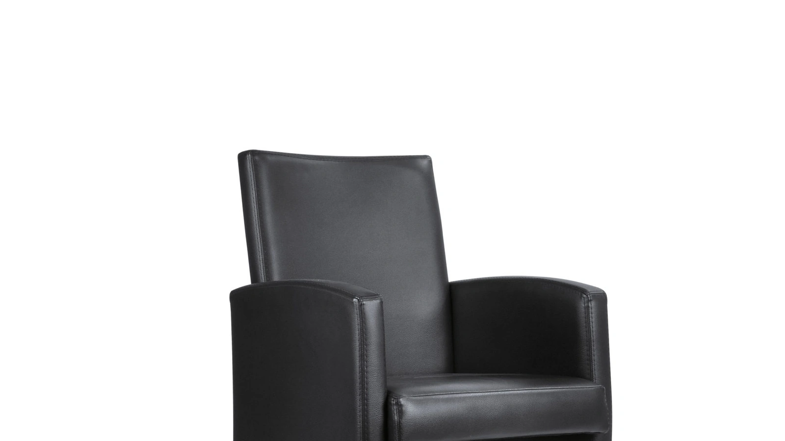 Poltroncina ospiti e attesa 16 in pelle di Colombini Office