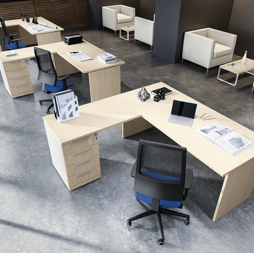 Scrivania Operativa Teko Panel di Colombini Office