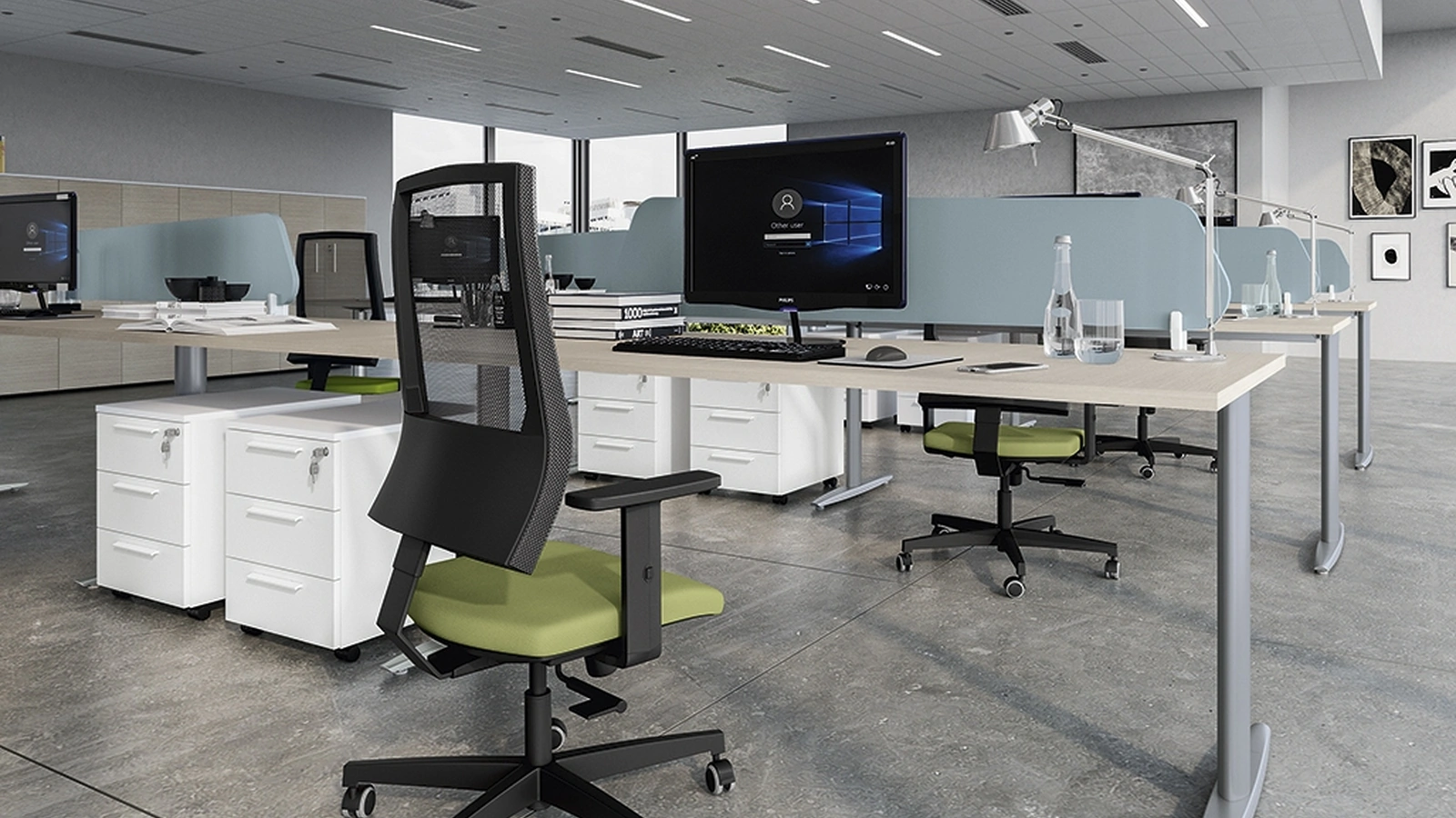 Scrivania Operativa Teko Smart di Colombini Office